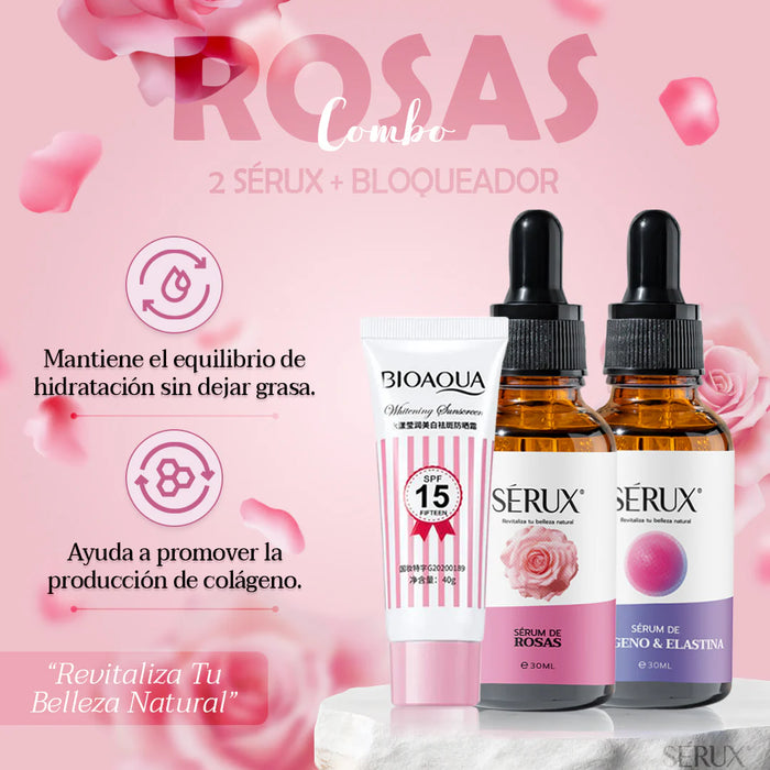 Combo Rosa Serux + Obsequio  (Bloqueador)