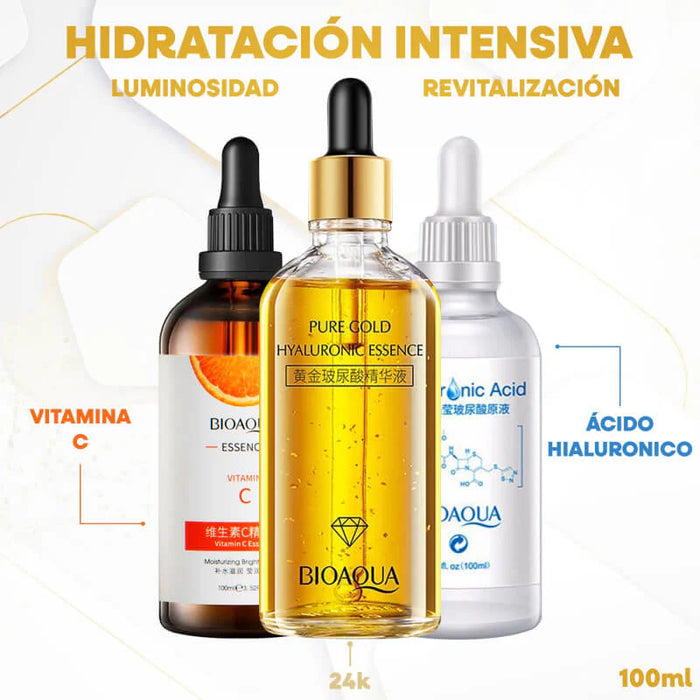 Combo Hidratación Intensiva + Sérum de 24K Bioaqua