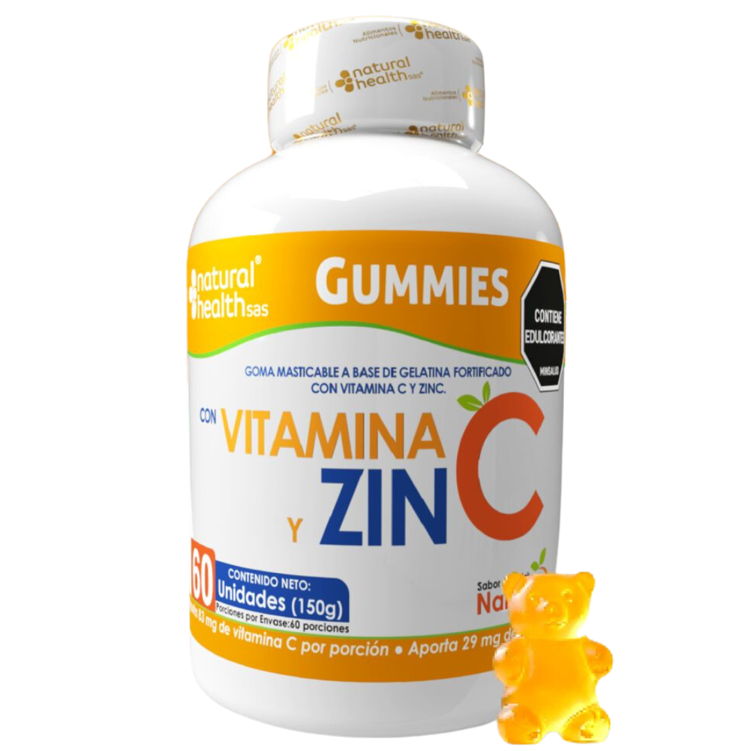 Gummies de Vitamina C y Zinc