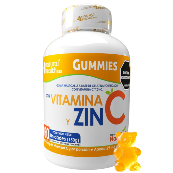 Gummies de Vitamina C y Zinc