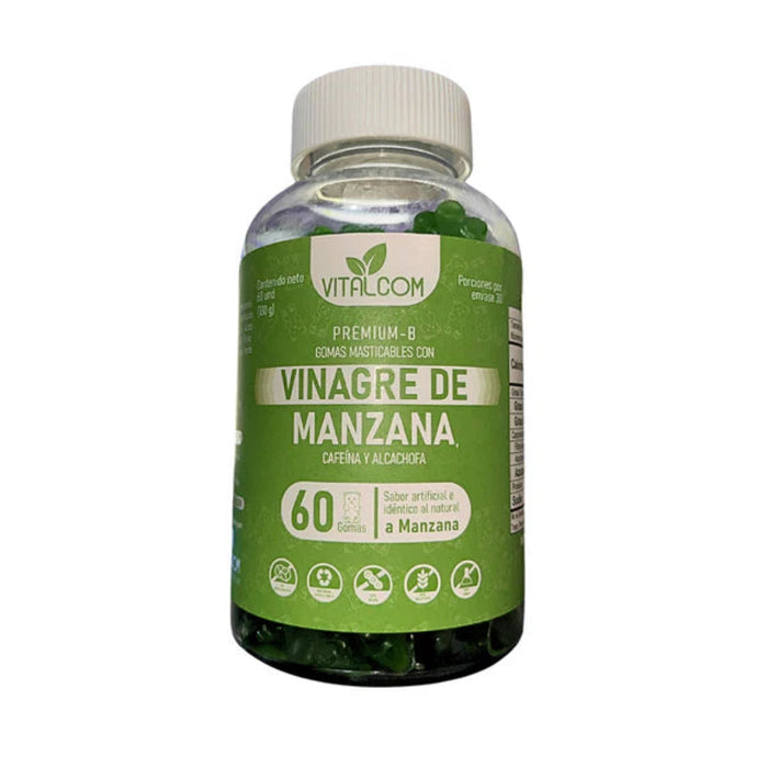 Gomas Vinagre De Manzana Vitalcom x 60